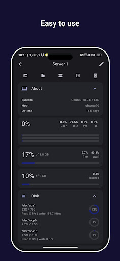 Android application Terminalia - SSH - SFTP screenshort