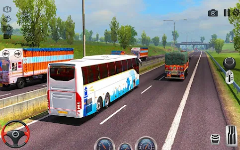 ônibus dirigindo simulador