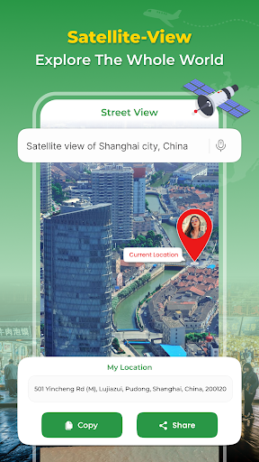 GPS Earth Map Voice Navigation Screenshot 4 - AppWisp.com