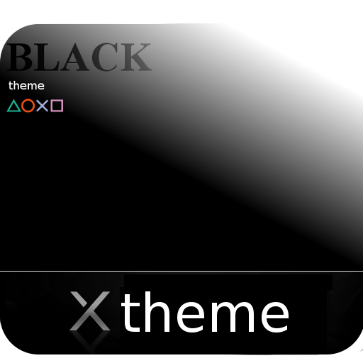 Black theme for XPERIA Logo