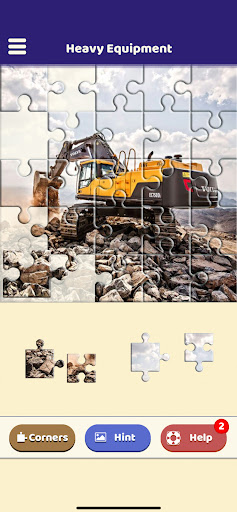 Heavy Equipment Puzzle Screen 3