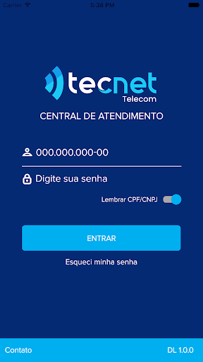 Android application TecNet Telecom screenshort