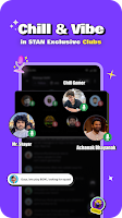 screenshot of Stan- Hangout, Chat & Connect