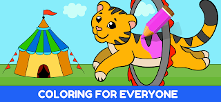 Baby coloring book for kids 3+ - Screenshot 3