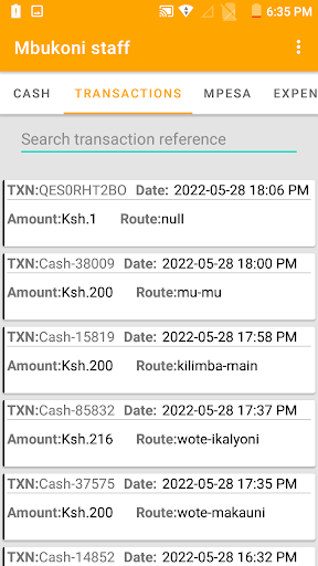 Mbukoni Service Screen 3