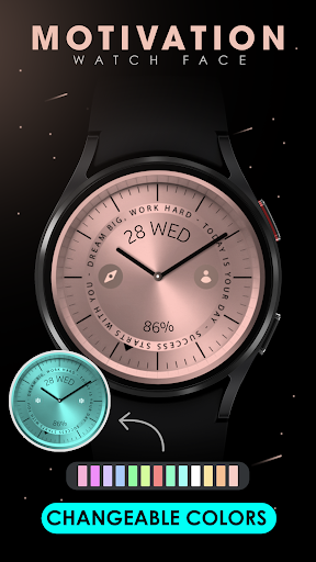 Motivation Wear OS Watch Face Screen 2
