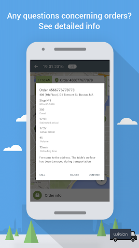 Screenshot of Logistics Mobile