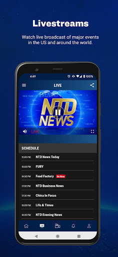 NTD: Live TV & Breaking News Screen 2