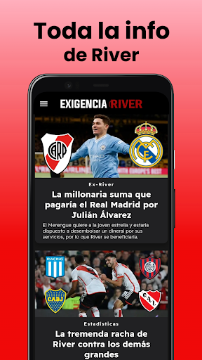 Android application Exigencia River - Noticias screenshort
