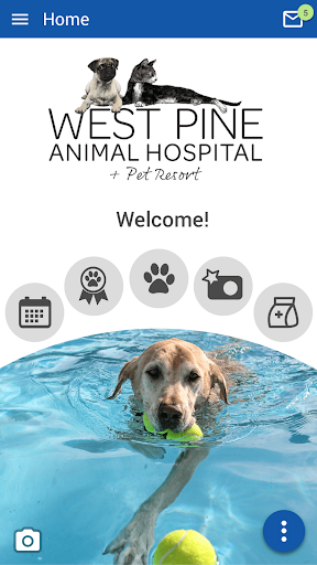 Android application West Pine Animal Hospital screenshort