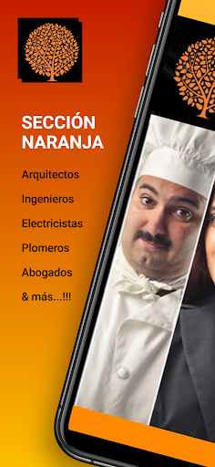 Android application Sección Naranja screenshort