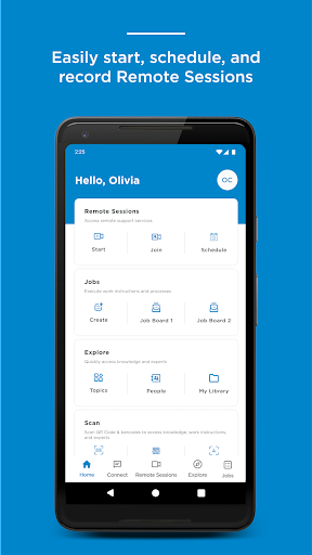 Android application RigPartner screenshort