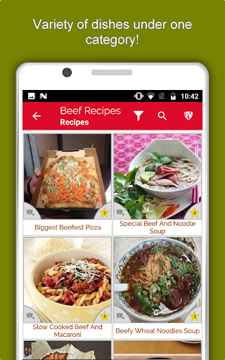 Screenshot of All Beef Recipes Offline Book