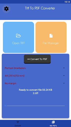 TIFF to PDF Converter - Conver Screen 3
