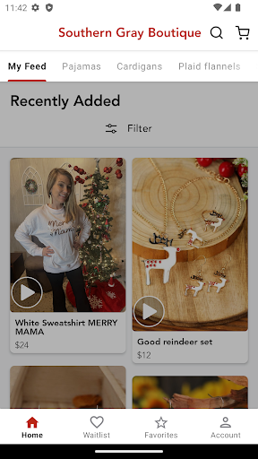 Android application Southern Gray Boutique screenshort
