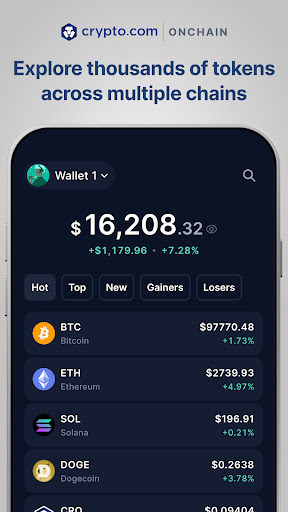 Screenshot of Crypto.com: Onchain Wallet