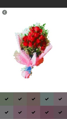 Flower Bouquet Pixel By Numberのおすすめ画像5