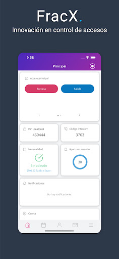 Android application FracX Net screenshort