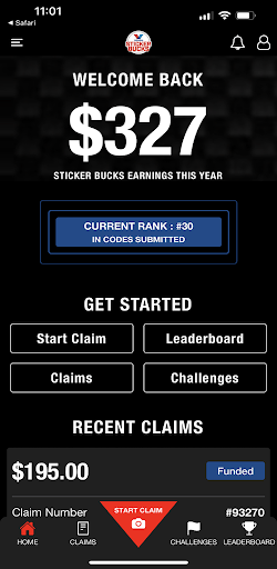 Android application Valvoline Performance Rewards screenshort