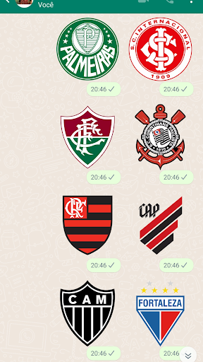 Android application Figurinhas do Brasileirão screenshort