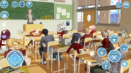 Anime School Girl Dating Sim