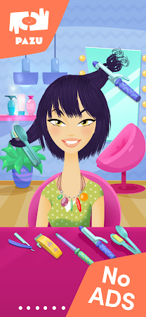 Game screenshot 女の子のヘアサロン-子供向けヘアスタイリングゲーム hack
