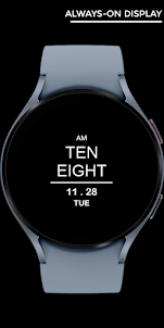 Letter Night - watch face