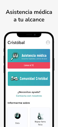 Android application Cristobal screenshort