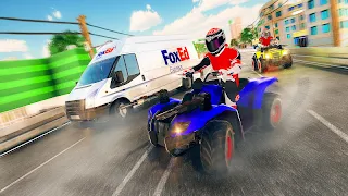 ATV Quad Bike Traffic Race - Screenshot 2