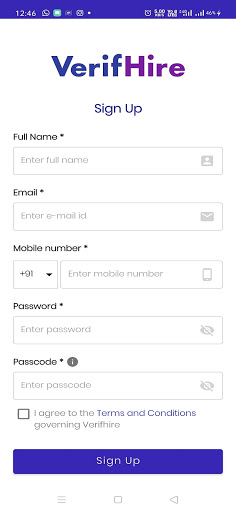 VerifHire Screen 2