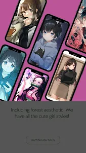 Anime Cute Wallpaper offline
