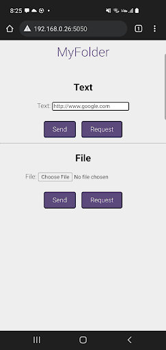 MyFolder Screen 2
