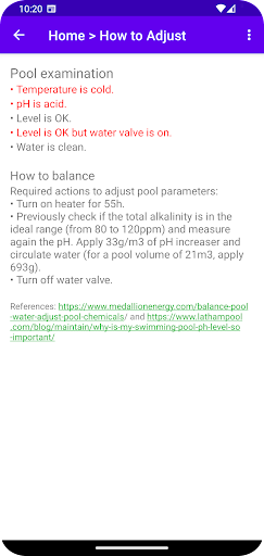 SmartPoool Screen 2