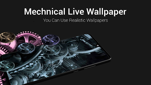 Mechanical Gear 4D Wallpaper