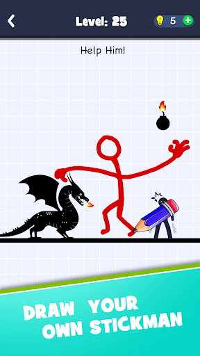 Android application Stickman:DrawSaveMaster screenshort