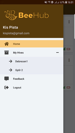 Android application BeeHub Platform screenshort