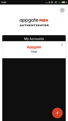 Appgate RBA Authenticator Screen 2