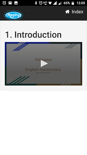 Rephy Online Institute Screen 2