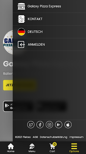 Galaxy Pizza Express Screen 2