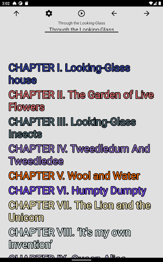 Book, Through Looking-Glass Screen 3