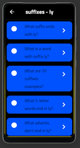 suffixes - ly Screen 2