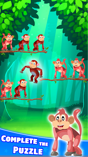 Android application Monkey Sort Puzzle - Pet game screenshort