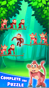 Monkey Sort Puzzle - Pet game