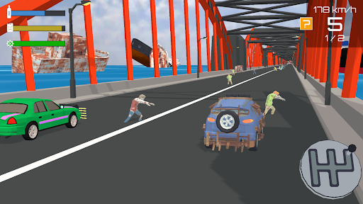 Drag Race Master 3D vs Zombies Screen 3