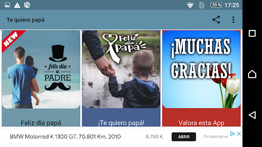 Captura 10 ¡Te quiero papá! Día del Padre android