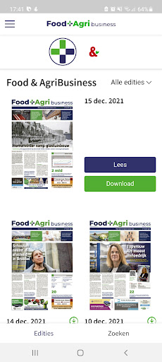 Android application Food&Agribusiness screenshort