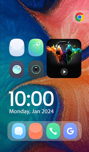 Theme for GalaxyA10 Screen 2
