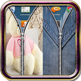 Teddy Bear & Jeans Zipper Lock icon