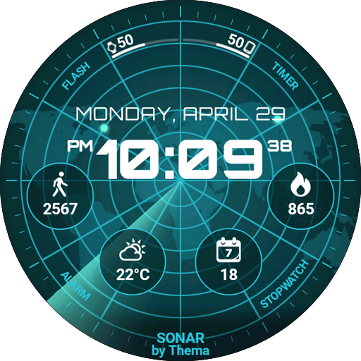 Sonar Watch Face Logo