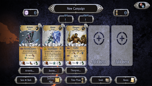 Sword & Sorcery AC - Campaign Screen 2